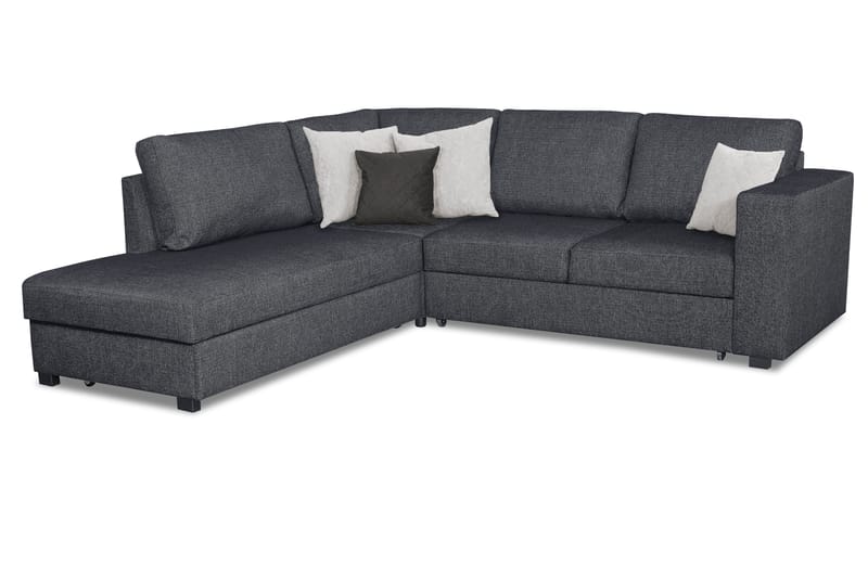 Sovesofa Carosello 3-seter Venstre - Mørkgrå - Møbler - Sofaer - Sovesofaer - Sovesofa divan