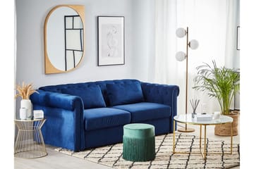 Sovesofa Cayenna - Blå - Møbler - Sofaer - Sovesofaer - Forovervendt sovesofa