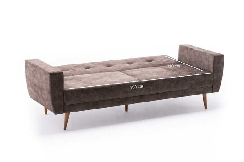 Sovesofa Chile 3-seters 194x110 - Brun - 3 seters sovesofa