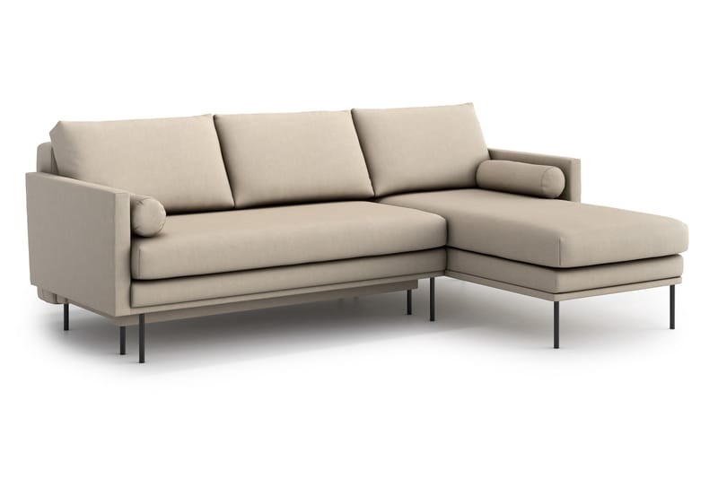 3-seter Divansovesofa Nauro - Beige - Sovesofa divan