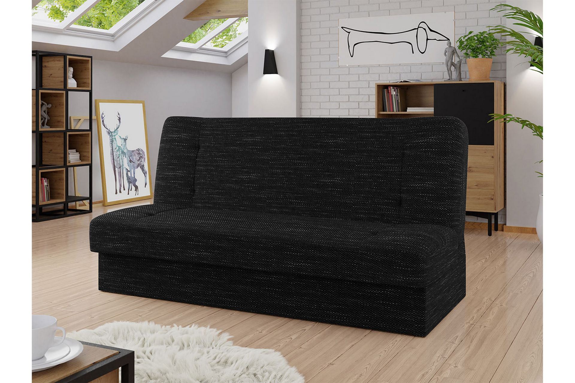 3-seters Sovesofa Bohula - Grå - Møbler - Sofaer - Sovesofaer - 3 seters sovesofa