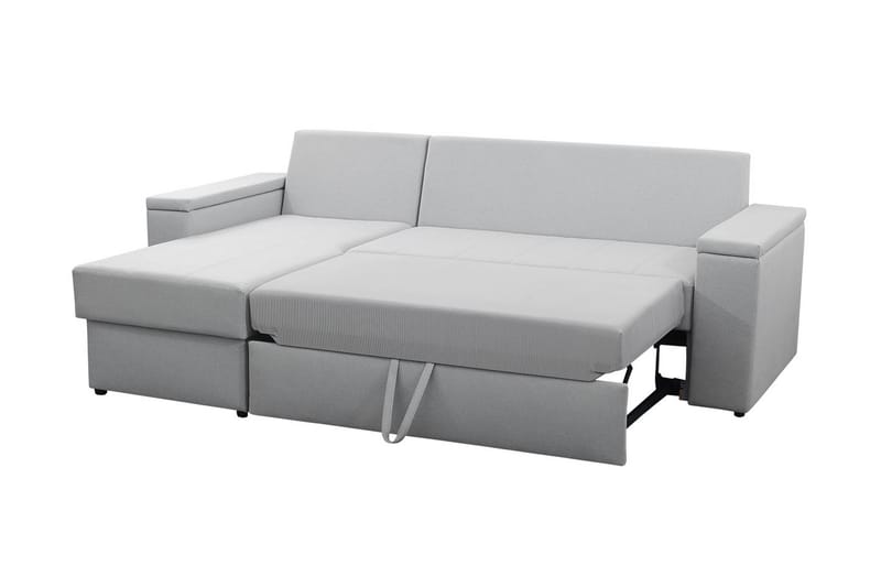 3-seters Sovesofa med Divan Herisa med Oppbevaring - Blå/Grå - Møbler - Sofaer - Sovesofaer - Sovesofa divan