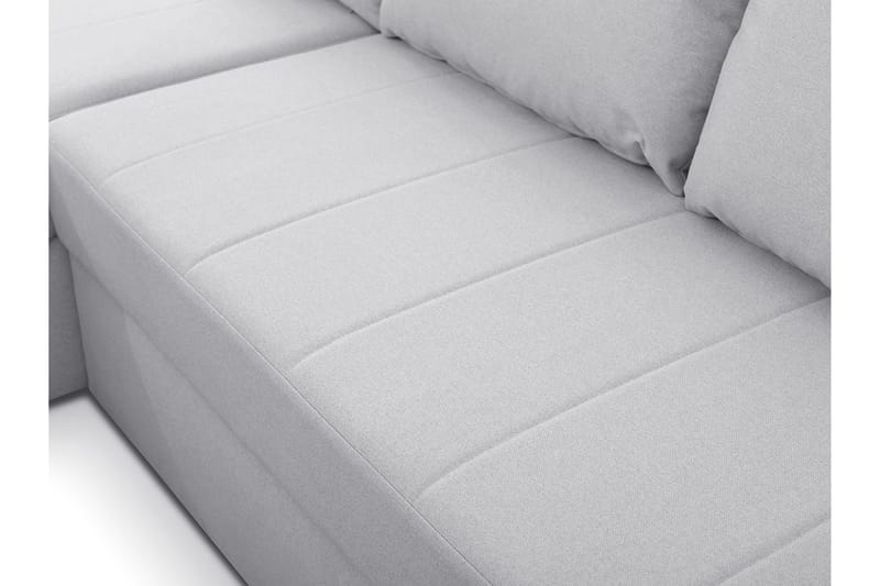 3-seters Sovesofa med Divan Herisa med Oppbevaring - Blå/Grå - Møbler - Sofaer - Sovesofaer - Sovesofa divan