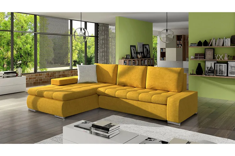 3-seters Sovesofa Universal, Gul