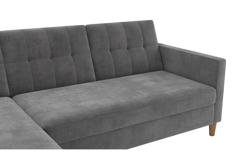 3-sits Divansovesofa Hartford Grå - Dorel Home - Sovesofa divan