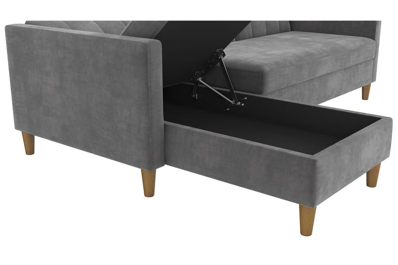 3-sits Divansovesofa Hartford Grå - Dorel Home - Sovesofa divan