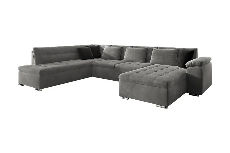 4-seters Hjønresovesofa Duvetorp - Grå - Møbler - Sofaer - Sovesofaer - Sovesofa divan