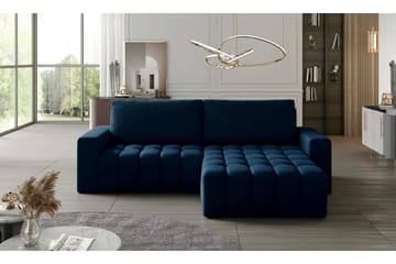 Abonetta Divansovesofa Høyre - Blå - Møbler - Sofaer - Sovesofaer - Sovesofa divan