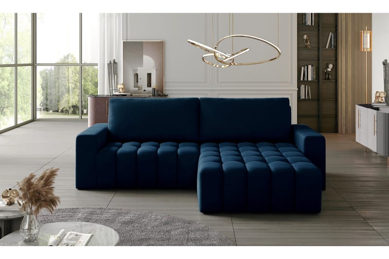 Abonetta Divansovesofa Høyre, Blå