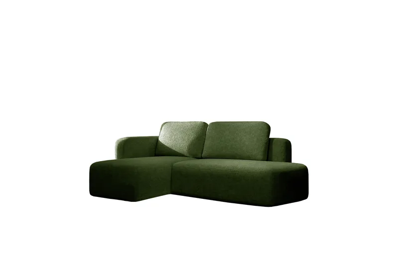 Afir Sovesofa Med 2-Seters Divan, Grønn
