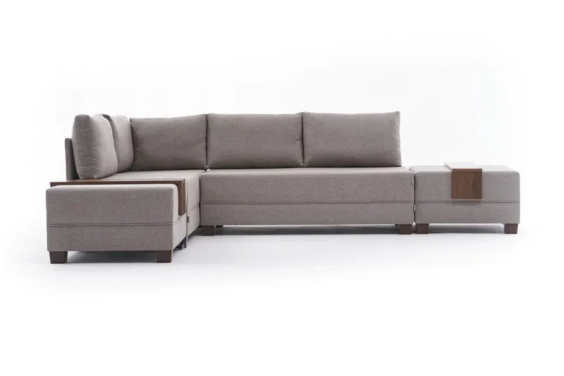 Algeria Sovesofa m. Divan 4-seters 140x190, Krem