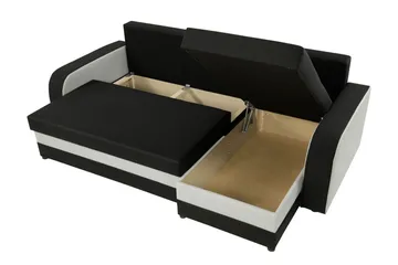 Alvared 3-seters Hjørnesovesofa Universal - Brun/Beige - Møbler - Sofaer - Sovesofaer - Sovesofa divan