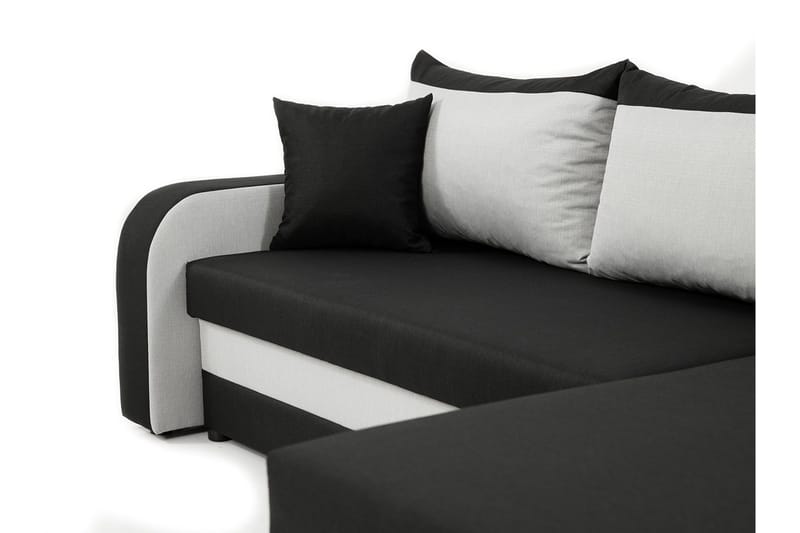 Alvared 3-seters Hjørnesovesofa Universal - Grå/Rød - Møbler - Sofaer - Sovesofaer - Sovesofa divan