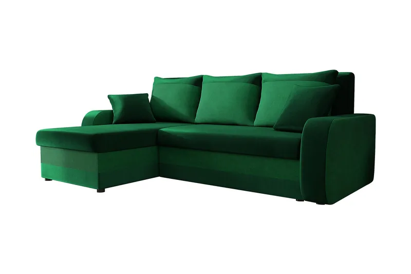Alvared 3-seters Hjørnesovesofa Universal - Grønn - Møbler - Sofaer - Sovesofaer - Sovesofa divan