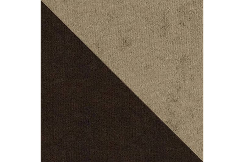 Alvared 4-seters Sovesofa med Dobbeldivan med Oppbevaring - Fløyel/Brun/Beige - Møbler - Sofaer - Sovesofaer - Sovesofa divan