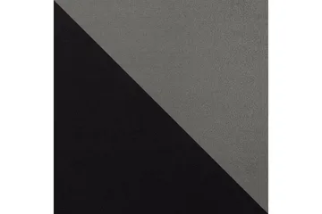 Alvared 4-seters Sovesofa med Dobbeldivan med Oppbevaring - Fløyel/Svart/Grå - Møbler - Sofaer - Sovesofaer - Sovesofa divan