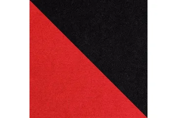 Alvared 4-seters Sovesofa med Dobbeldivan med Oppbevaring - Rød/Svart - Møbler - Sofaer - Sovesofaer - Sovesofa divan