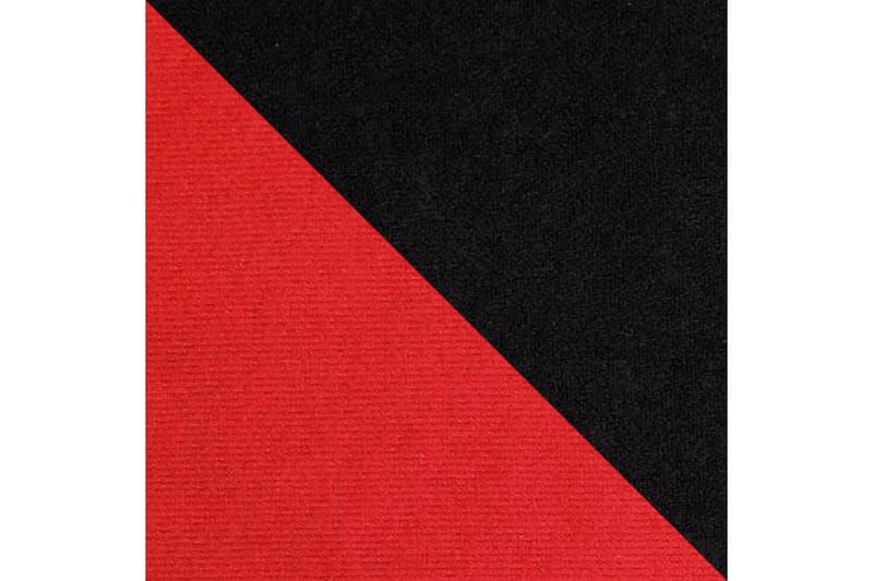 Alvared 4-seters Sovesofa med Dobbeldivan med Oppbevaring - Rød/Svart - Møbler - Sofaer - Sovesofaer - Sovesofa divan