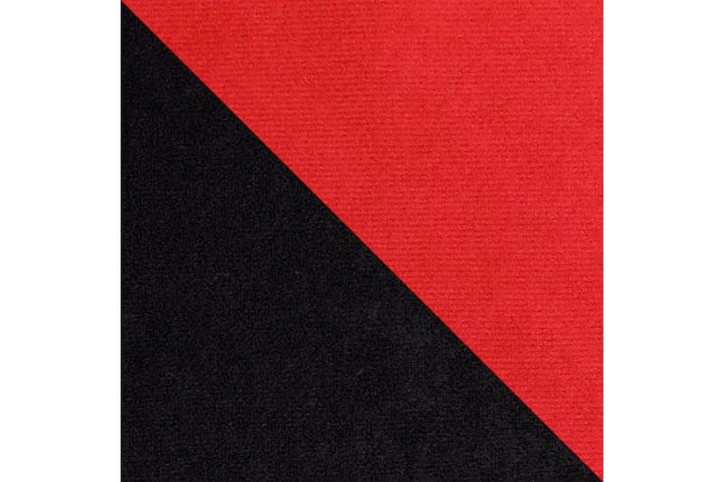 Alvared 4-seters Sovesofa med Dobbeldivan med Oppbevaring - Svart/Rød - Møbler - Sofaer - Sovesofaer - Sovesofa divan