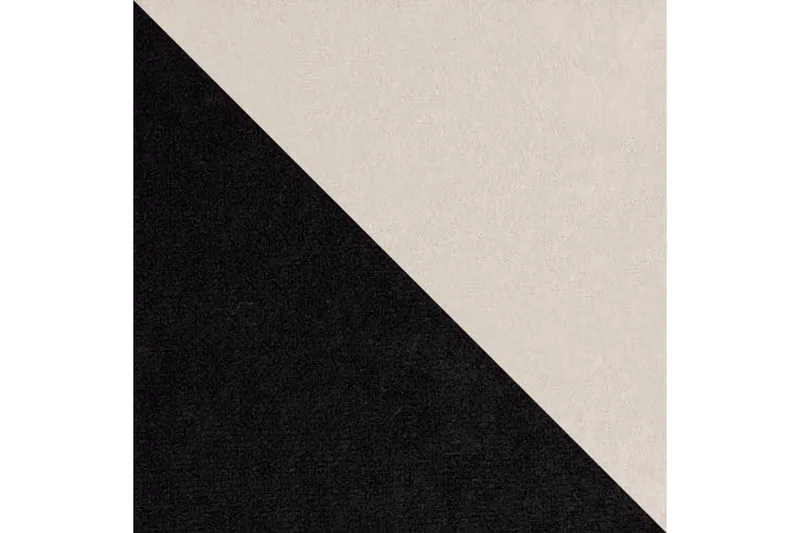 Alvared Dyp 3-seters L Sofa -Hjørnesovesofa Universal 230 cm - Beige / Svart / Hvit - Møbler - Sofaer - Sovesofaer - Sovesofa divan