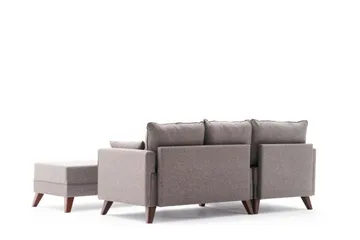 Antigua Mini Sovesofa med Divan Venstre - Brun - Møbler - Sofaer - Sovesofaer - Sovesofa divan