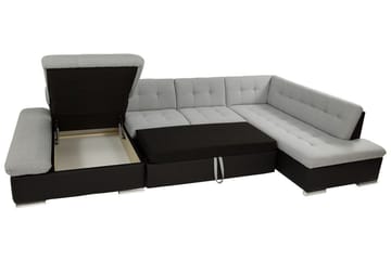 Bergen U-sovesofa 345x205x77 cm - Møbler - Sofaer - Sovesofaer - Sovesofa divan