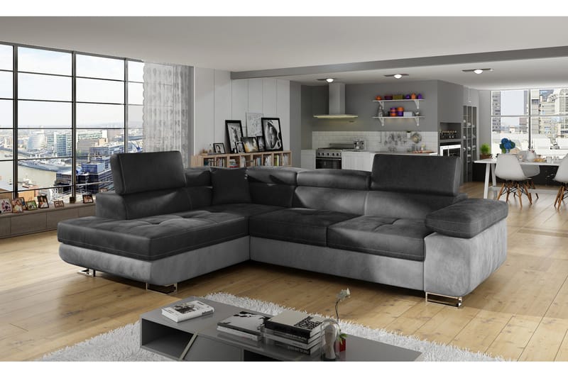 Bobis Sovesofa med Sjeselong Venstre, Grå