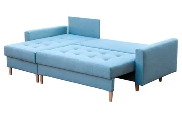 Bodo Divansovesofa 222x140x90 cm - Grå - Møbler - Sofaer - Sovesofaer - Sovesofa divan