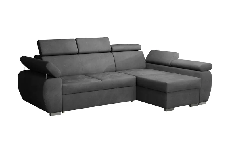 Boston Hjørnesofa Høyre - Grå - Møbler - Sofaer - Sovesofaer - Sovesofa divan