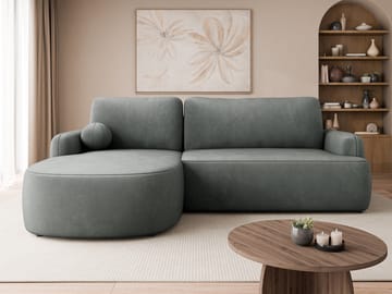 Branrel 3-seters sofa med divan - grå - Møbler - Sofaer - Sovesofaer - Sovesofa divan