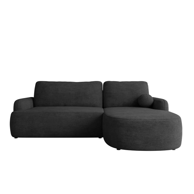Branrel 3-seters sofa med divan, Svart