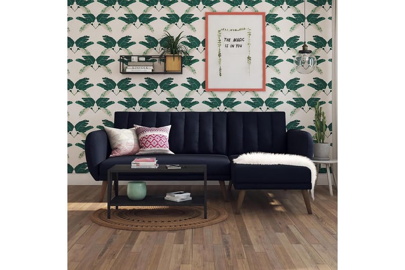 Brittany Divansovesofa Marineblå - Novogratz - Møbler - Sofaer - Sovesofaer - Sovesofa divan