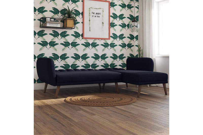 Brittany Divansovesofa Marineblå - Novogratz - Møbler - Sofaer - Sovesofaer - Sovesofa divan