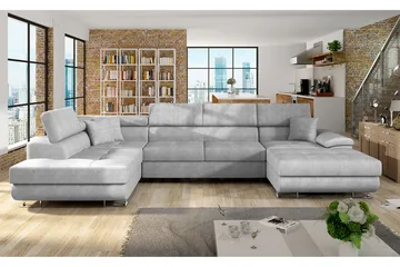 Cotere Hjørnesofa Venstre - Grå - Møbler - Sofaer - Sovesofaer - Sovesofa divan