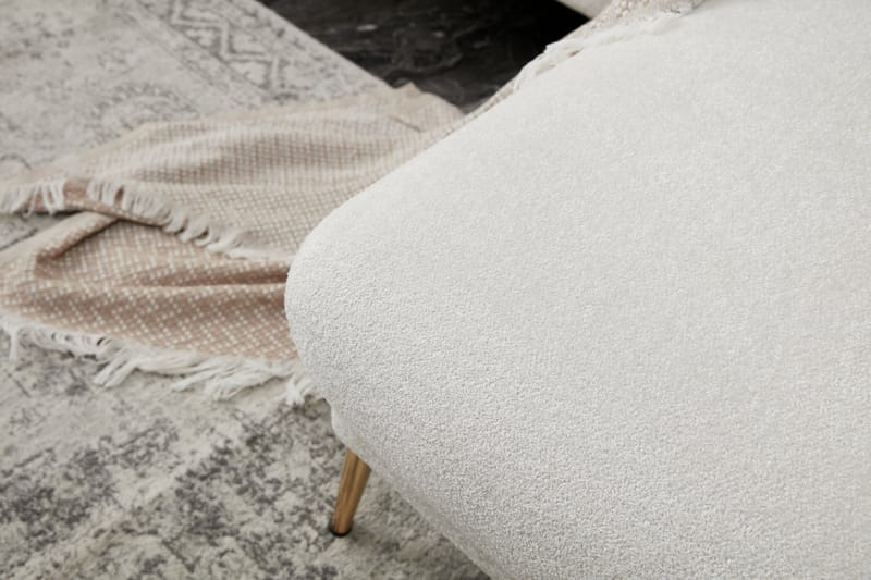 Devika Sovesofa med Sjeselong 4-seter - Lys beige - Møbler - Sofaer - Sovesofaer - Sovesofa divan