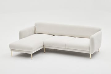 Devika Sovesofa med Sjeselong 4-seter - Lys beige - Møbler - Sofaer - Sovesofaer - Sovesofa divan