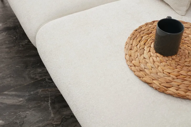 Devika Sovesofa med Sjeselong 4-seter - Lys beige - Møbler - Sofaer - Sovesofaer - Sovesofa divan