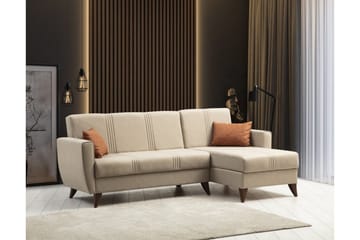 Dewan Sovesofa med Divan 3-seter - Beige - Møbler - Sofaer - Sovesofaer - Sovesofa divan