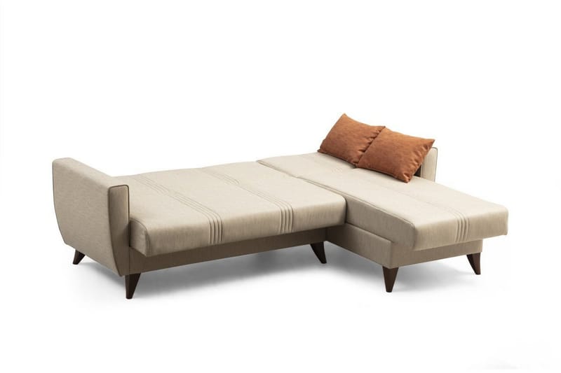 Dewan Sovesofa med Divan 3-seter - Beige - Møbler - Sofaer - Sovesofaer - Sovesofa divan