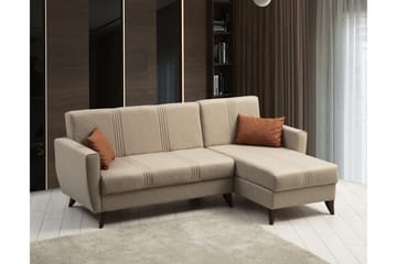 Dewan Sovesofa med Divan 3-seter - Beige - Møbler - Sofaer - Sovesofaer - Sovesofa divan