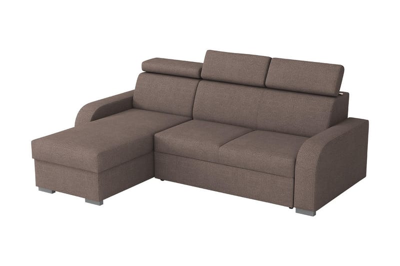 Divansofa Dung Vendbar - Brun - Sovesofa divan