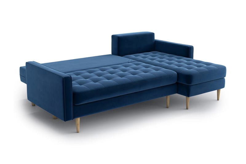 Divansofa Stephanie - Blå - Sovesofa divan