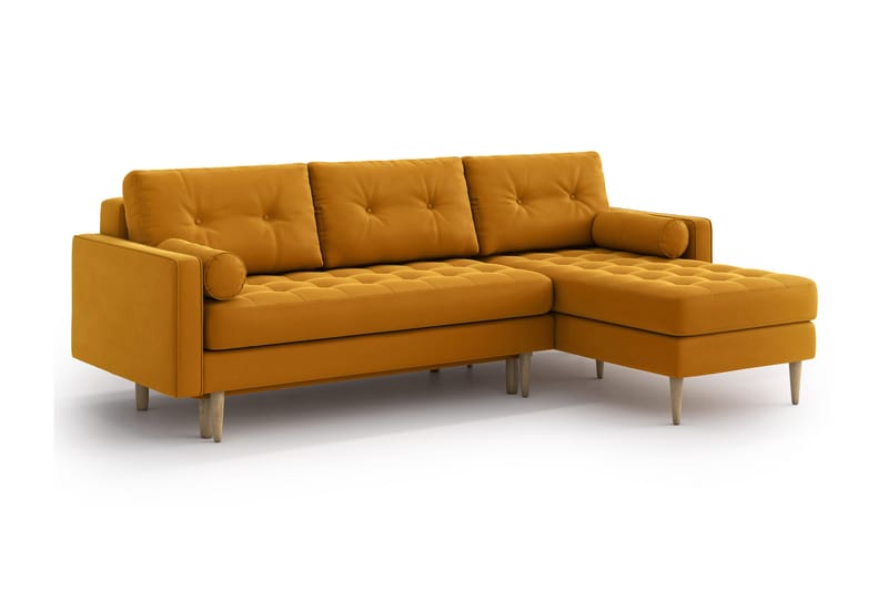 Divansofa Stephanie - Gul - Sovesofa divan