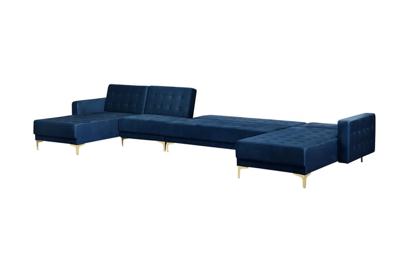 Divansovesofa ABERDEEN marineblå - Sovesofa divan