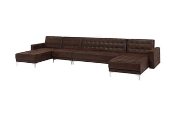 Divansovesofa brun ABERDEEN - Møbler - Sofaer - Sovesofaer - Sovesofa divan