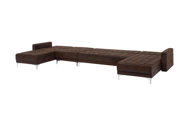 Divansovesofa brun ABERDEEN - Møbler - Sofaer - Sovesofaer - Sovesofa divan