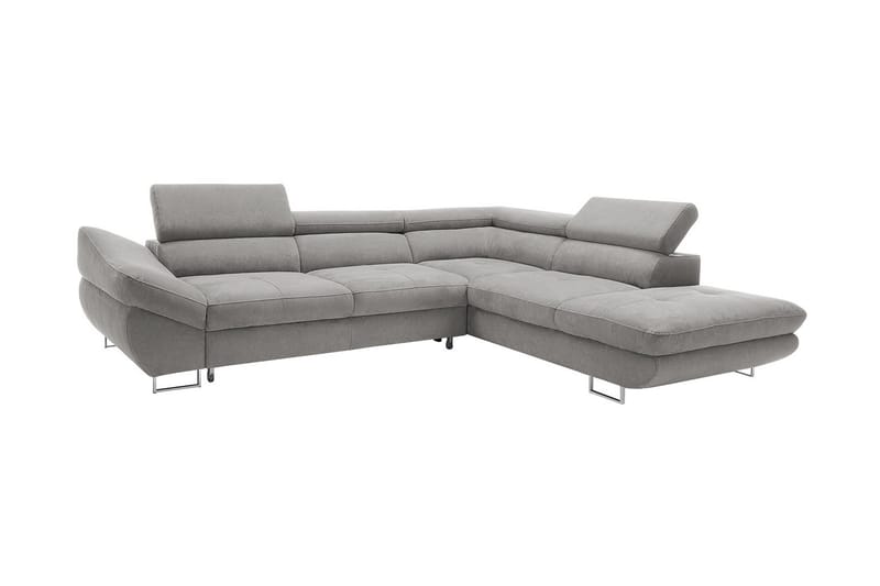 Divansovesofa Fabio 280x235x88 cm - Fløyelssofaer - Sovesofa divan