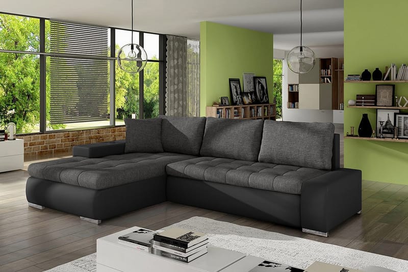 Divansovesofa Ianto 265x185x85 cm - Skinnsofaer - Sovesofa divan