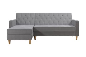 Divansovesofa Liberty Grå - CosmoLiving - Møbler - Sofaer - Sovesofaer - Sovesofa divan