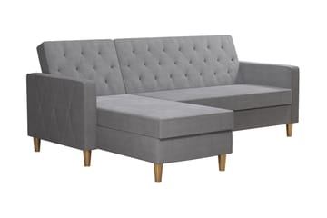 Divansovesofa Liberty Grå - CosmoLiving - Møbler - Sofaer - Sovesofaer - Sovesofa divan